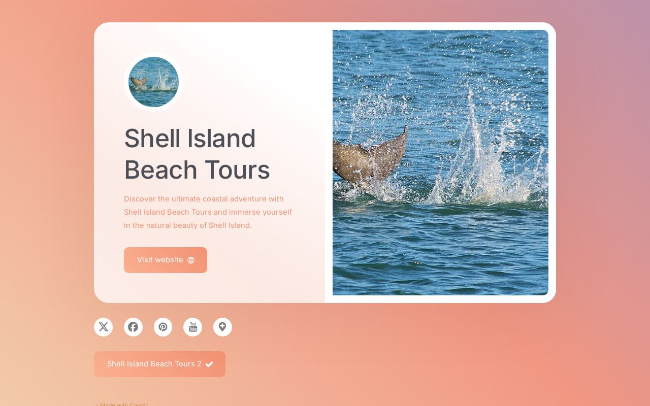 Shell Island Beach Tours
